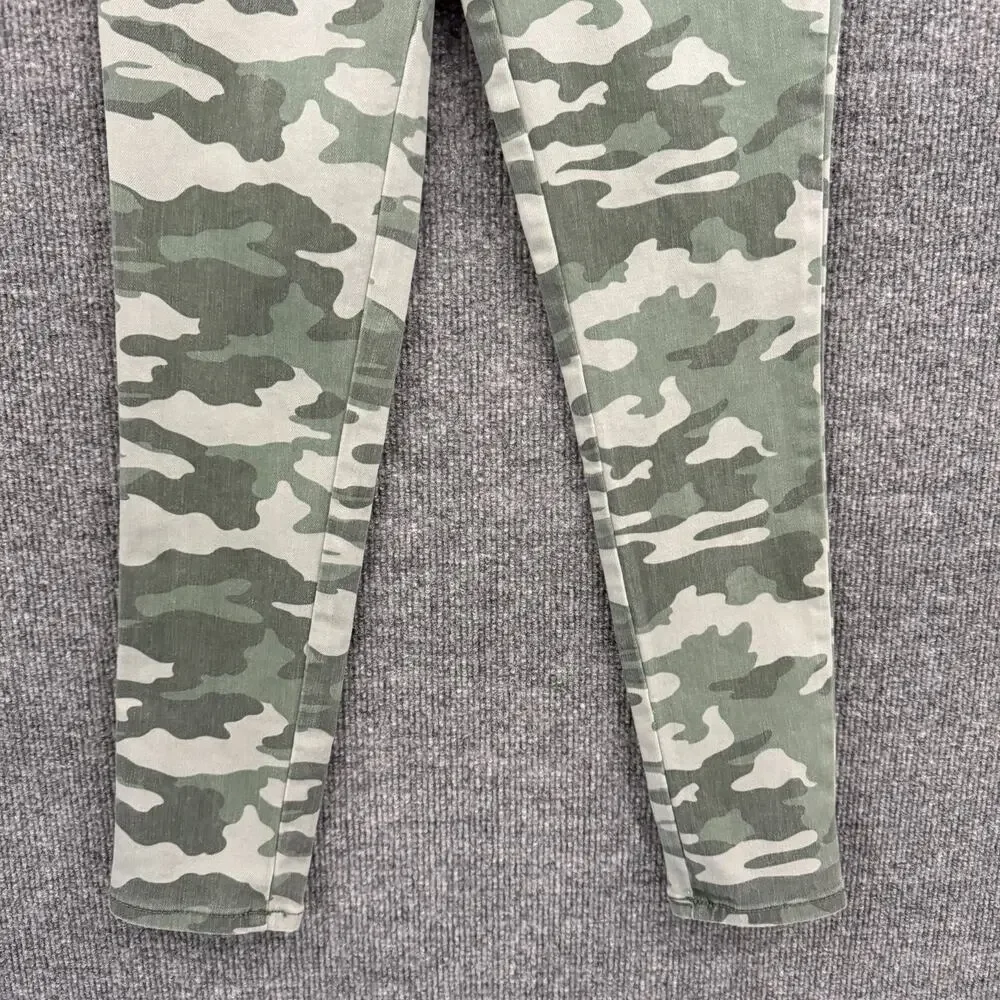 Cat & Jack Girls Camouflage Camo Jeggings Size 10 Stretch Adjustable Waist